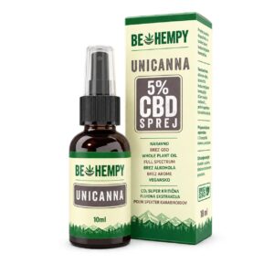 UniCanna 5 % CBD pršilo, 10 ml